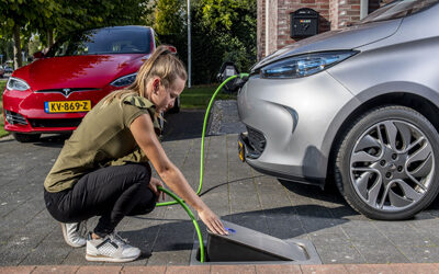 Underground charging point