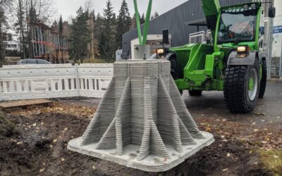 3D printing of concrete